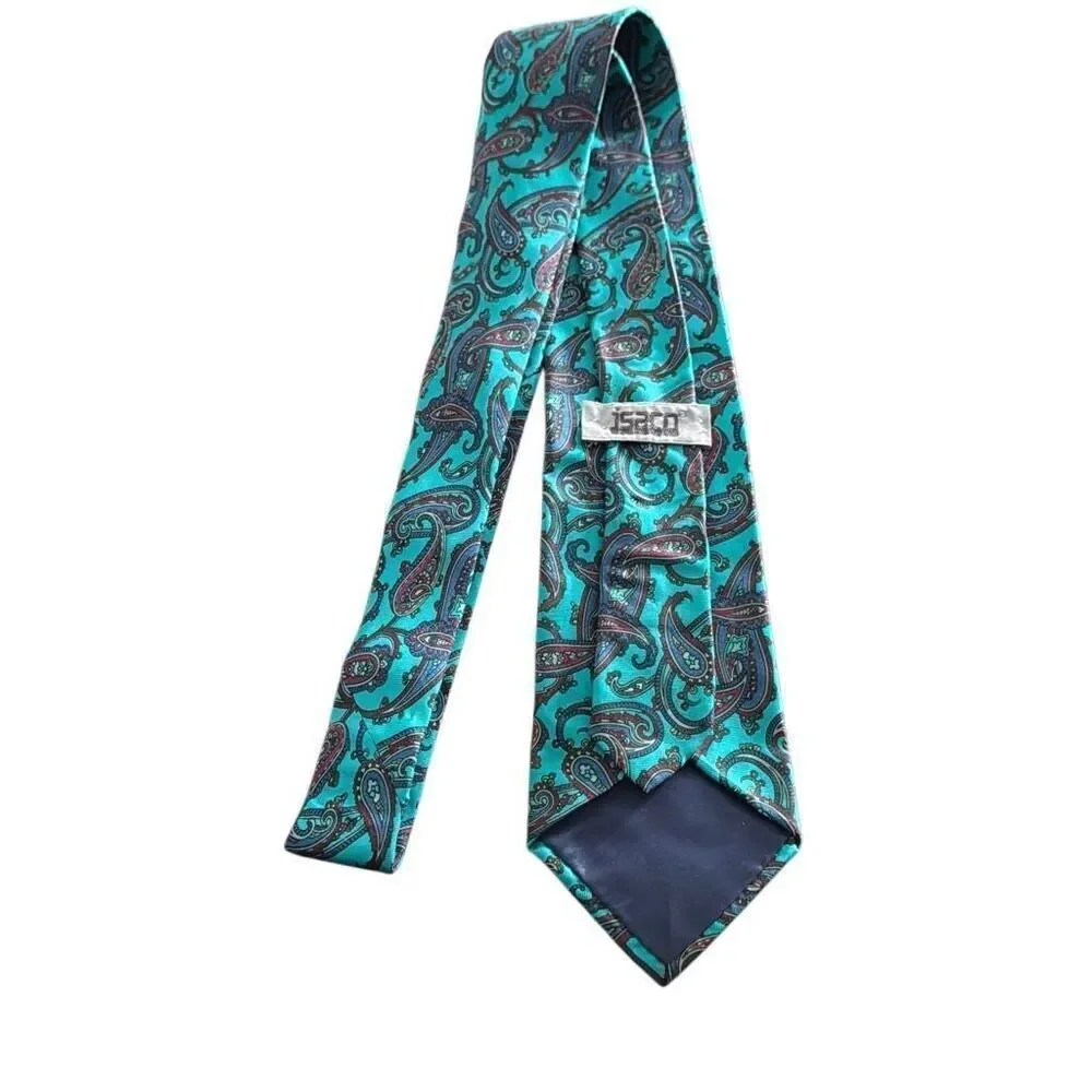 Jsaco %100 silk, made in Italy, vintage tie.